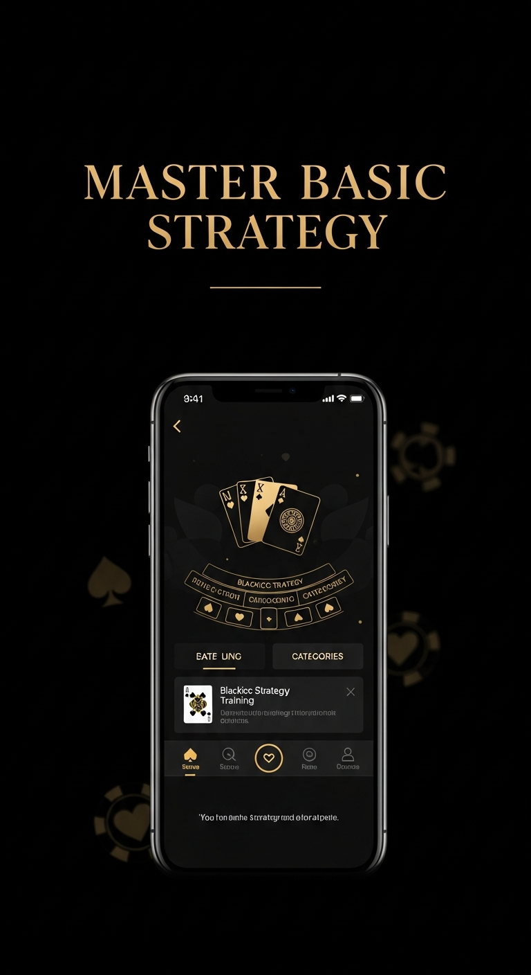 Master Blackjack Basic Strategy - Home Screen